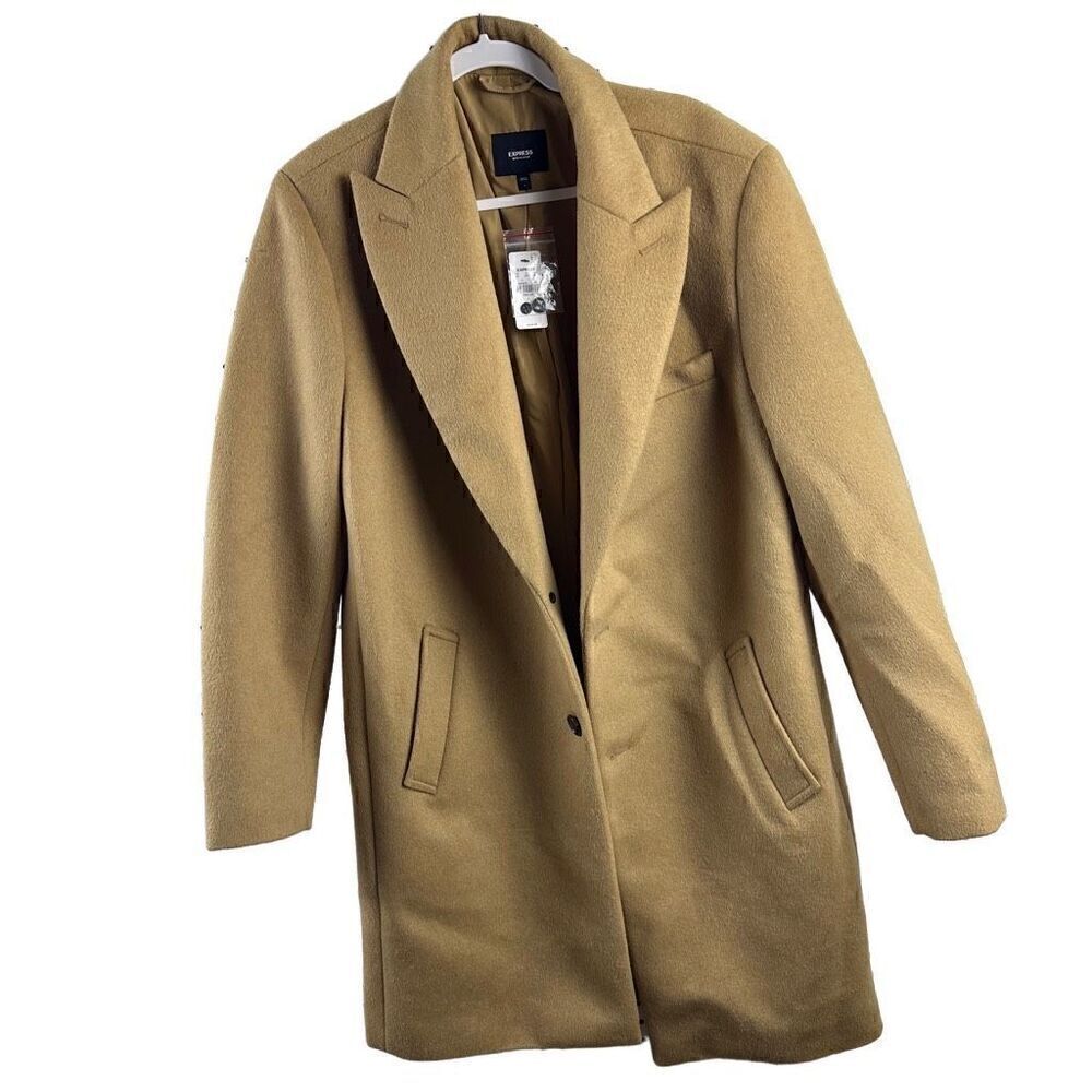 NWT express men’s wool coat size large